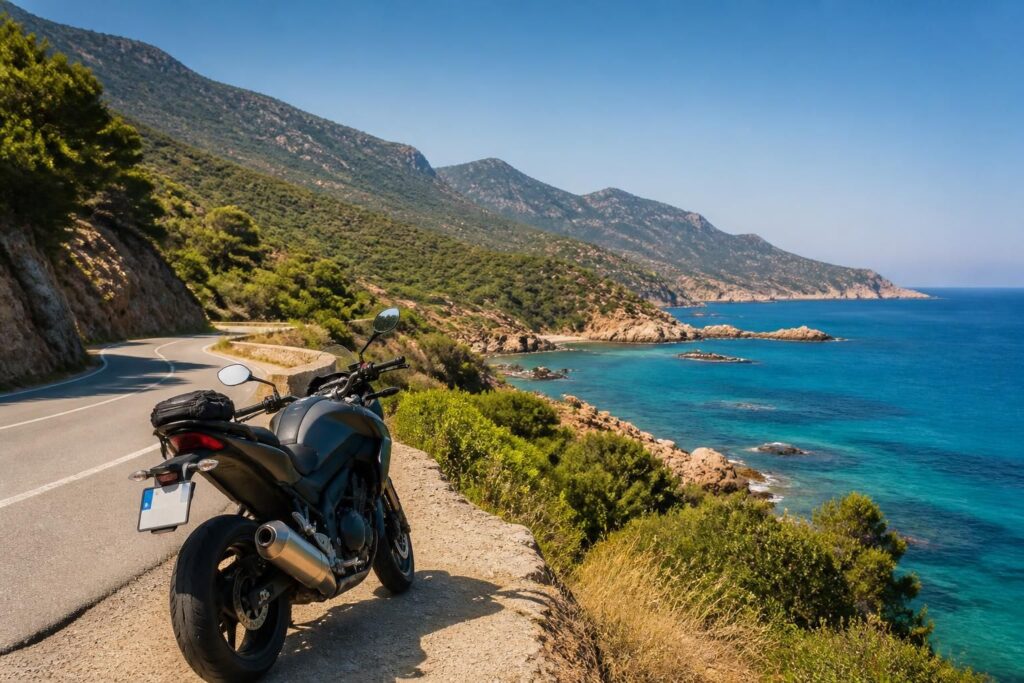 Location moto Corse : découvrir l’île en deux-roues