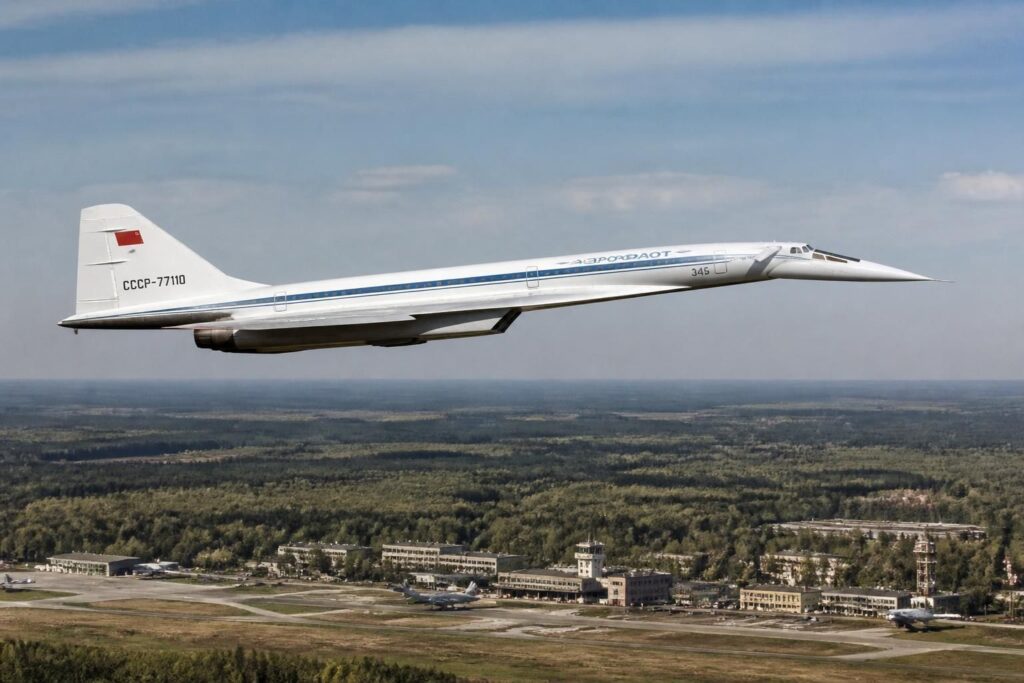 Tupolev TU-144 l’histoire du premier avion supersonique soviétique