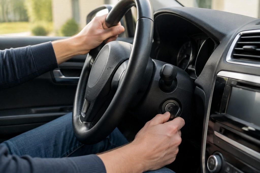 neiman bloqué ? découvrez les causes possibles et les gestes à essayer pour débloquer la clé et le volant sans endommager votre voiture.