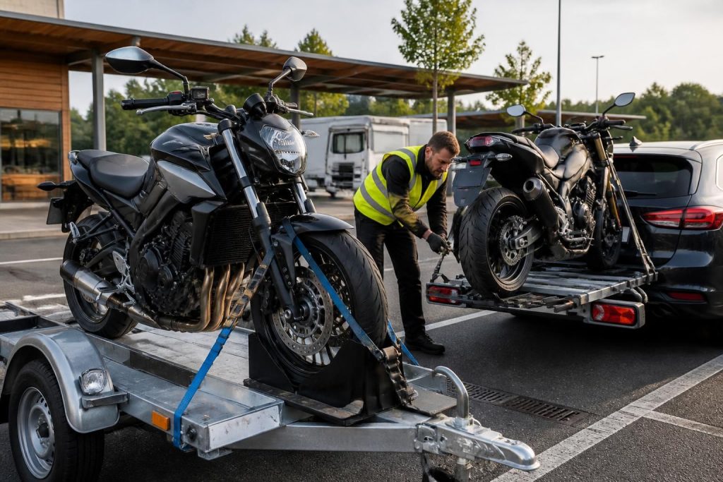 découvrez nos solutions et conseils pratiques pour transporter votre moto en toute sécurité, que ce soit pour un déménagement, un voyage ou un entretien.