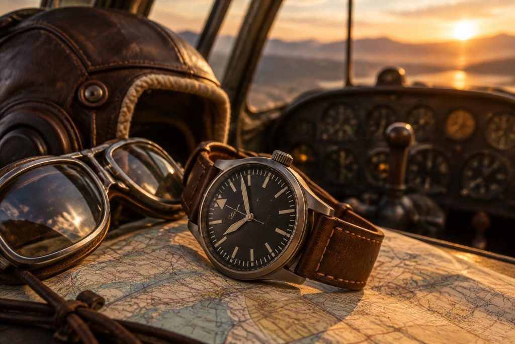 découvrez la montre aviateur, un accessoire emblématique inspiré de l’aviation, alliant style, lisibilité et passion pour les grands espaces.